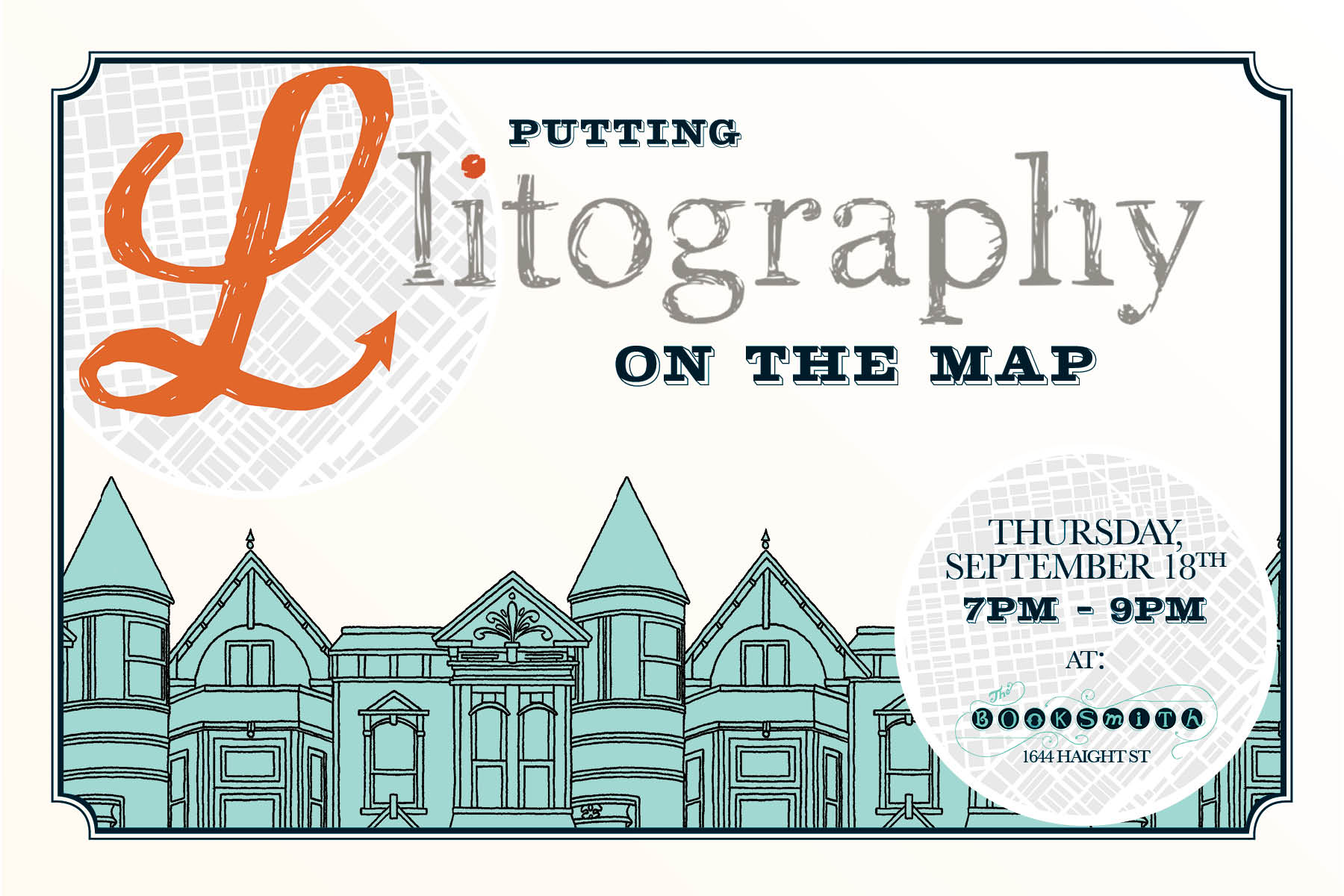 Litography's launch party "Putting Litography on the Map", September 2014