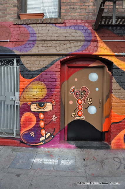 Fern Alley Mural, Lower Polk San Francisco - Livable Environment & Lower Polk CBD (2012)