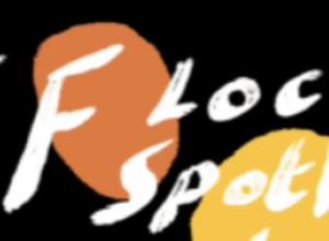 Black background with Orange and yellow dots. "SF Local Spotlight" written in the white 